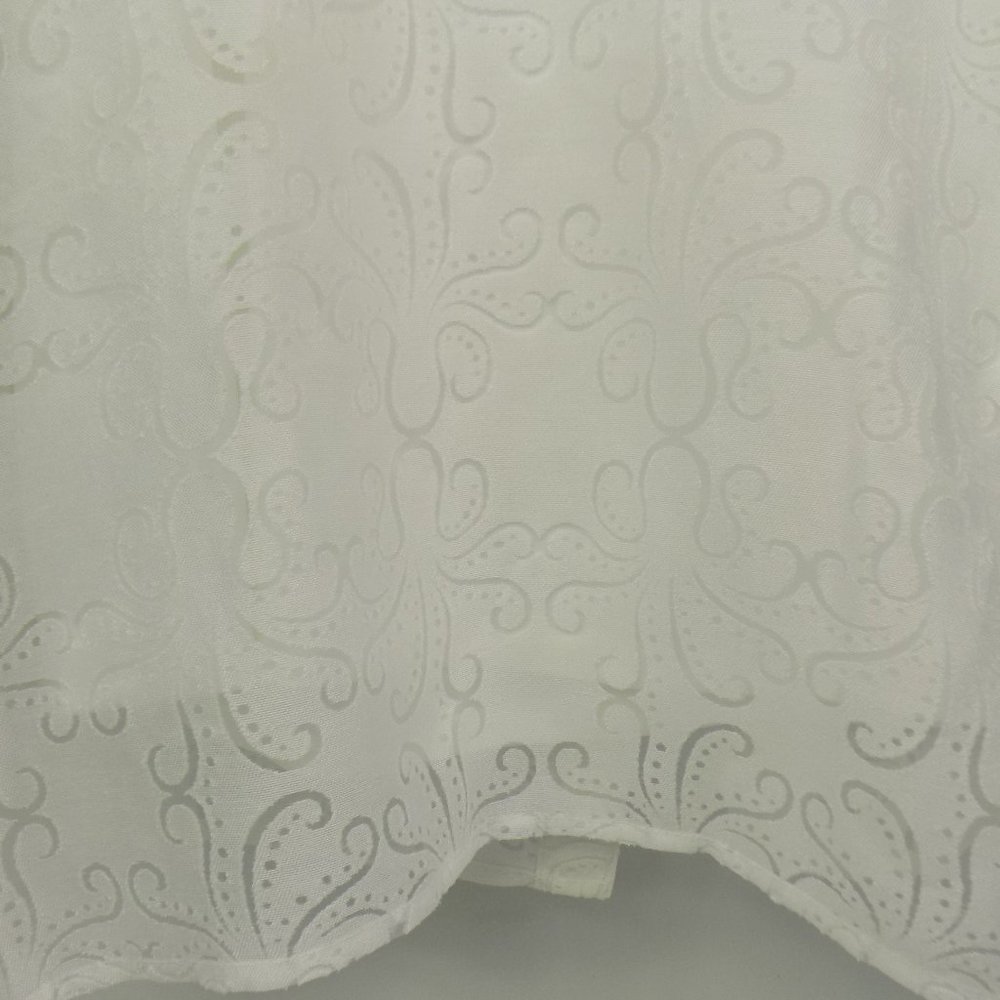 Alfred Dunner Button Front Sheer Top Built-In Tank Top Size 16 NWT - Picture 7 of 9